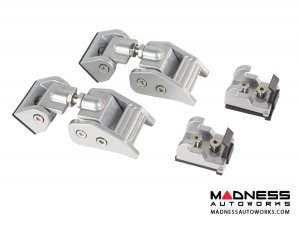 Jeep Gladiator JT Hood Catch Kit - Silver Aluminum Jeep Gladiator JT Hood Catch Kit - Silver Aluminum